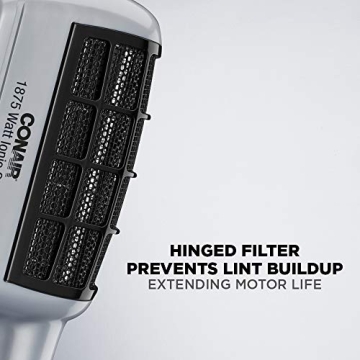 Conair 3-in-1 1875W Hair Dryer with Attachments