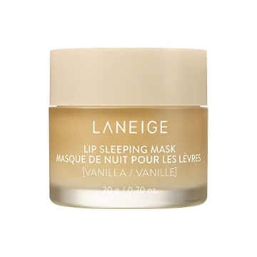 LANEIGE Lip Sleeping Mask Vanilla: Nourish, Hydrate, Vitamin C, Murumuru & Shea Butter, Antioxidants...