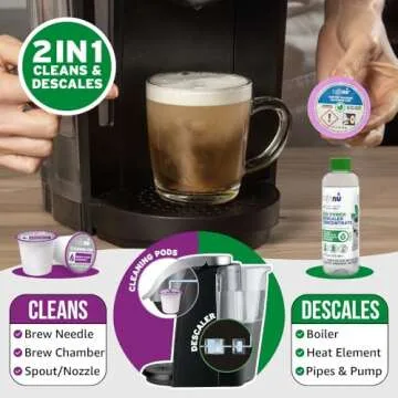 Keurig Descaling Solution & Cleaning Pods for Better Coffee