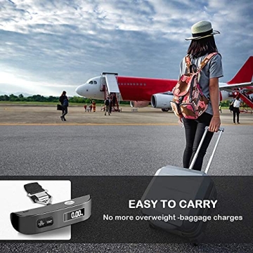 Digital Luggage Scale for Seamless Travel - 110lbs