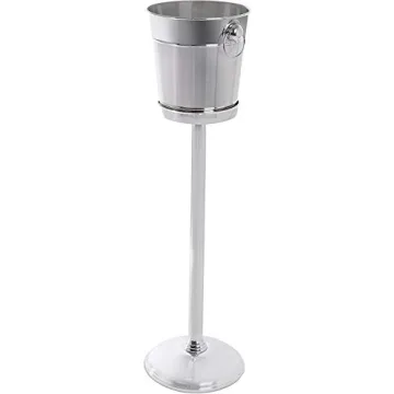 Stainless Steel Champagne Bucket with Stand for Parties