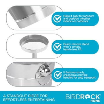 Stainless Steel Champagne Bucket with Stand for Parties