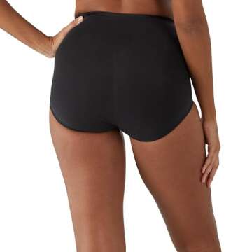 Bali womens Seamless Ultra Firm Control Fajas 2-pack Dfx245 shapewear briefs, Black/Black, XX-Large US