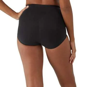 Bali womens Seamless Ultra Firm Control Fajas 2-pack Dfx245 shapewear briefs, Black/Black, XX-Large US