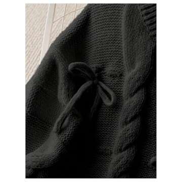 RoseSeek Plus Size Bowknot Sweater for Stylish Women