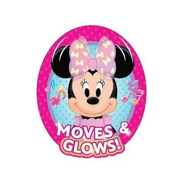 Disney Junior Minnie Mouse Fashion Bow 14-inch Plush Stuffed Animal with Lights and Sounds, Kids Toys for Ages 3 Up by Just Play