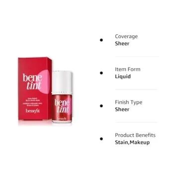 Benefit Benetint Rose Tinted Lip & Cheek Stain 0.33 Ounce