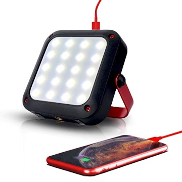 Portable LED Work Flood Camping Light 1000LM 5200mAh Emergency Hurricane Power Bank Magnetic Hanging...