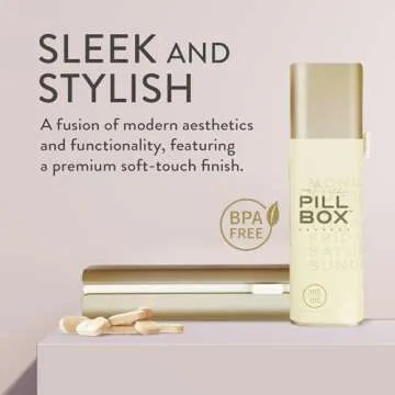 Mimi Medcessories Pretty Pill Box - Stylish Pill Organizer Set