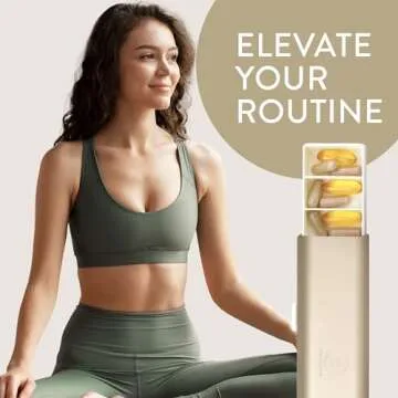 Mimi Medcessories Pretty Pill Box - Stylish Pill Organizer Set