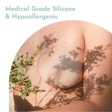 Boob-eez Headlight Hiders Thin Reusable Silicone Nipple Pasties (Nude)