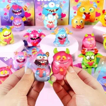 Unique Monster Squishy Toys Set for Valentine's Day