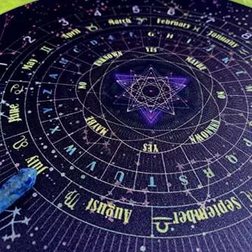 Tookie Divination Mat for Pendulum Use and Meditation