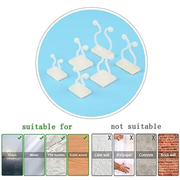 Plant Climbing Wall Clips for Indoor Greenery Support