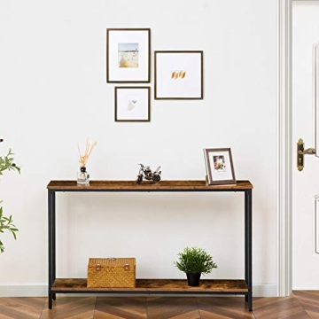 Durable HOOBRO Narrow Console Table for Small Spaces