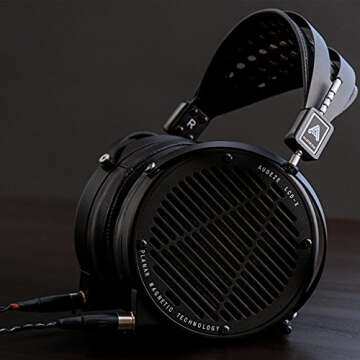 Audeze LCD-X Over Ear Open Back Headphone with New Suspension Headband and Travel case