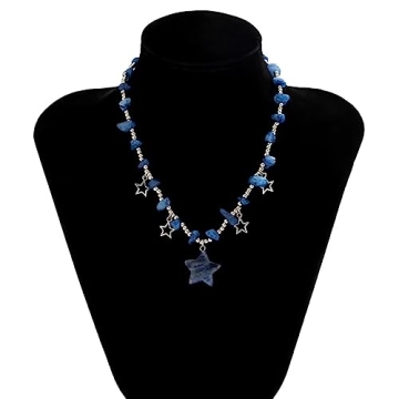 Y2K Healing Crystal Star Pendant Choker Women's Summer Jewelry