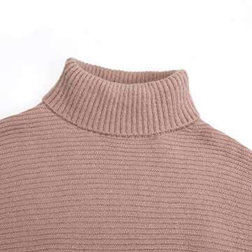 GINKANA Maternity Jumper Sweater for Pregnant Women Long Sleeve Casual Tunic Sweater Pullover Sweater Pregnancy Tops,Dark Apricot,L