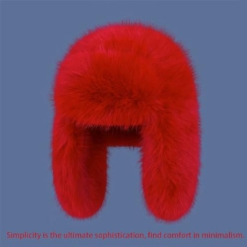 Luxurious Faux Mink Fur Women’s Winter Trapper Hat