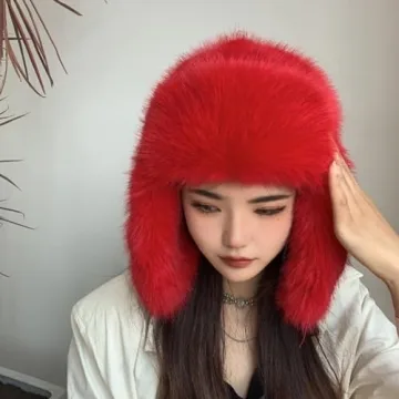 Luxurious Faux Mink Fur Women’s Winter Trapper Hat