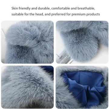 Luxurious Faux Mink Fur Women’s Winter Trapper Hat