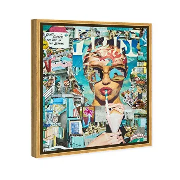 Oliver Gal Fashion Glam Wall Art 'Summer Shores' Decor