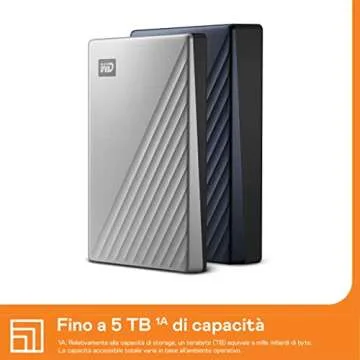 WD 2TB My Passport Ultra: Stylish Portable External Drive