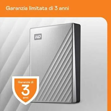 WD 2TB My Passport Ultra: Stylish Portable External Drive