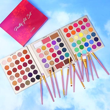 Affordable 86 Colors Eyeshadow Palette & Brush Set