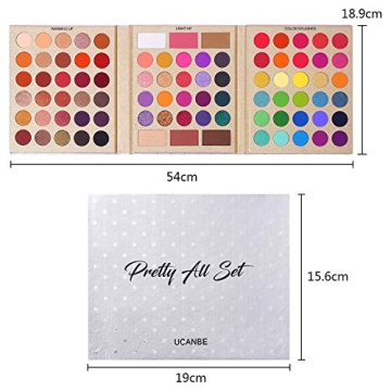 Affordable 86 Colors Eyeshadow Palette & Brush Set