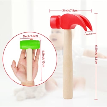 Waenerec Wooden Hammer Toy Set for Creative Toddlers