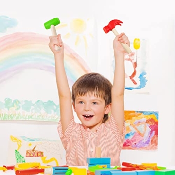 Waenerec Wooden Hammer Toy Set for Creative Toddlers