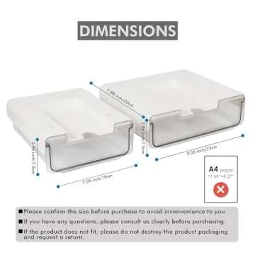 Under Desk Drawer Slide Out with Phone Stand