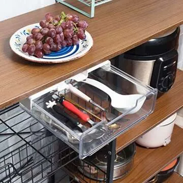 Under Desk Drawer Slide Out with Phone Stand