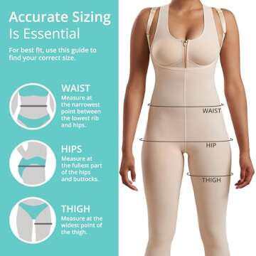 Marena SFBHM2 Recovery Mid-Calf-Length Girdle High-Back, Stage 2 (pull on), XXS, Beige