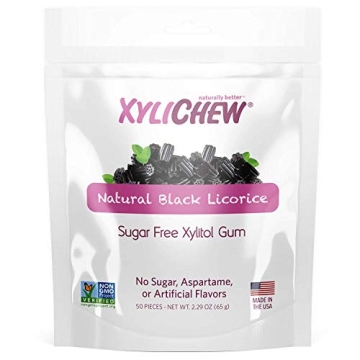 Xylichew Licorice Gum - Sugar Free and Natural Options