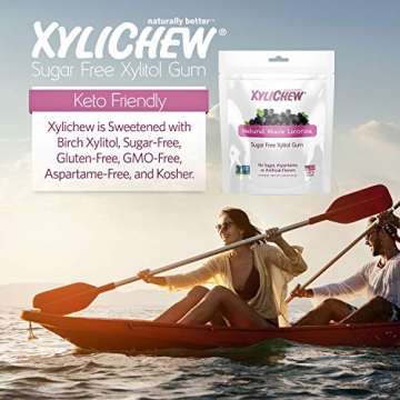 Xylichew Licorice Gum - Sugar Free and Natural Options