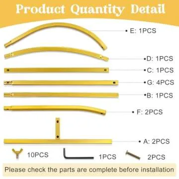 Arch Backdrop Stand 5FT Balloon Arch Stand Stable Gold Wedding Arch Frame Metal Arch Backdrop Stand for Wedding Ceremony Birthday Party Bridal Baby Shower Banquet Decoration