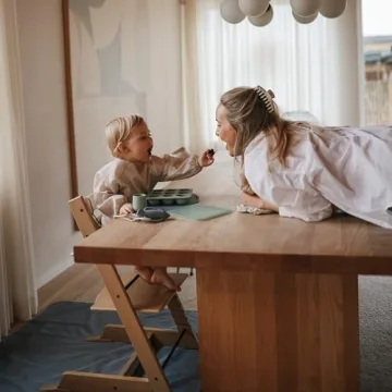 Stylish mushie Long Sleeve Baby Bib - Mess Free & Waterproof