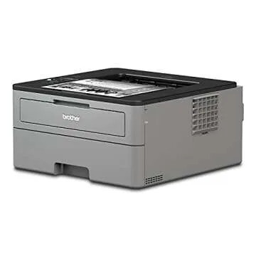 Brother L-2325DW Series Compact Monochrome Laser Printer I Wireless I Mobile Printing I Auto 2-Sided Printing I Print Up to 26 Pages/min I 250-sheet/tray I 1-line LCD Display + Printer Cable
