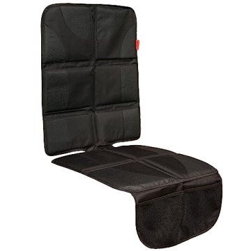 Lusso Gear Car Seat Protector with 2 Mesh Pockets