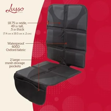 Lusso Gear Car Seat Protector for Ultimate Car Care