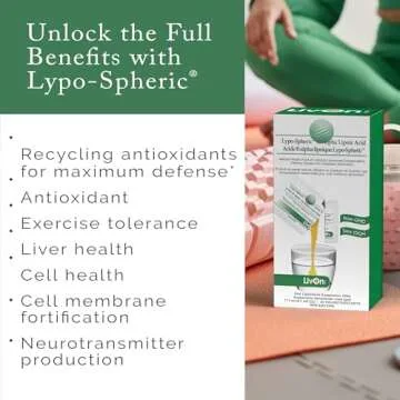 LivOn Lypo-Spheric R-Alpha Lipoic Acid - 30 Packets