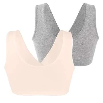 COLOMI Maternity Nursing Bra Cotton Breastfeeding Comfort