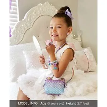 mibasies Toodler Girl Toys Gifts for 2 3 4 5 6 7 8 Years Old Girls Birthday,Valentines Gifts for Kids Priness Toys Dress Up Jewelry Pretend Play