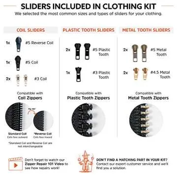 Zipper Rescue Zipper Repair Kits Easy Zipper Solutions