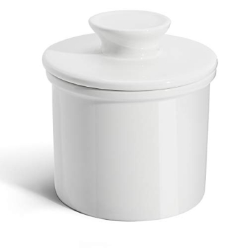 Sweese French Butter Dish - Butter Crock for Counter with Water Line for Fresh Spreadable Butter - F...
