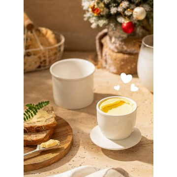 Sweese French Butter Dish for Fresh Spreadable Butter