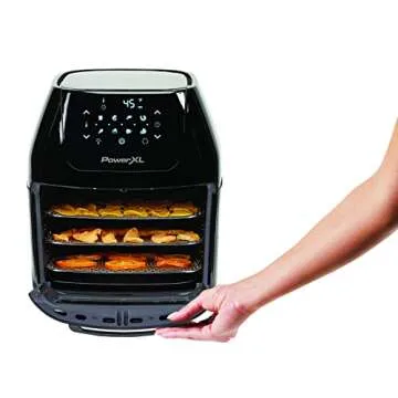 PowerXL Air Fryer Oven 10 Quart - Multiple Cooking Functions & Accessories