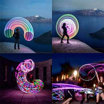 LED Light Up Hoop for Kids and Adults - Fun Fitness Fun